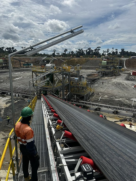 Kohle Aufbereitungsanlage in Indonesien. Kohlewäsche kurz vor Produktionsstart.