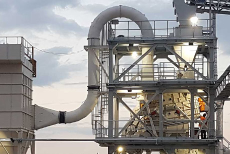 allair®-Anlage im Abendlicht